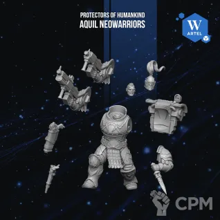 Описание картинки Aquila Neowarriors Battle Wing от Manufactorum76 по цене 3 650руб | Свободный Рынок Миниатюр - СРМ
