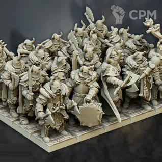 Описание картинки Chaos Warrior от 3Д печать миниатюр по цене 200руб | Свободный Рынок Миниатюр - СРМ