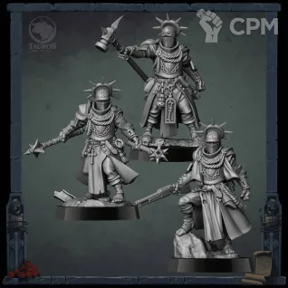 Описание картинки Armaos (Shocktrooper Yeoman Pilgrim) от Manufactorum76 по цене 550руб | Свободный Рынок Миниатюр - СРМ