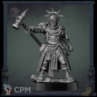 Описание картинки Armaos (Shocktrooper Yeoman Pilgrim) от Manufactorum76 по цене 550руб | Свободный Рынок Миниатюр - СРМ
