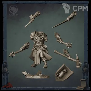 Описание картинки Armaos (Shocktrooper Yeoman Pilgrim) от Manufactorum76 по цене 550руб | Свободный Рынок Миниатюр - СРМ