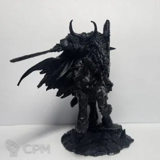 Описание картинки Chaos Lord on Daemonic Mount (Archaon on Dorgar), литьё в грунте от Shamkin по цене 650руб | Свободный Рынок Миниатюр - СРМ