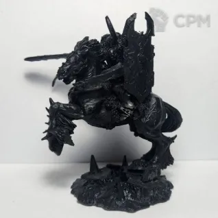 Описание картинки Chaos Lord on Daemonic Mount (Archaon on Dorgar), литьё в грунте от Shamkin по цене 650руб | Свободный Рынок Миниатюр - СРМ