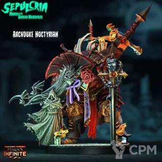 Описание картинки Archduke Noctyrian от Brutality по цене 1 200руб | Свободный Рынок Миниатюр - СРМ