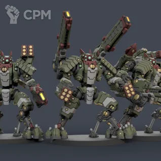 Описание картинки XV88 Broadside Battlesuit [Alternative, New] от Tridax Forge по цене 750руб | Свободный Рынок Миниатюр - СРМ