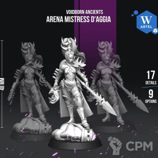 Описание картинки Arena Mistress D'Aggia от WebWay 3D по цене 450руб | Свободный Рынок Миниатюр - СРМ