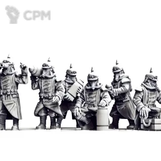 Описание картинки Light Artillery Crew от Орки с наГорки по цене 1 200руб | Свободный Рынок Миниатюр - СРМ