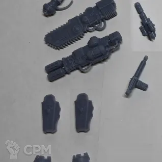 Описание картинки Armiger Warglaive Upgrade от volkolok13 по цене 500руб | Свободный Рынок Миниатюр - СРМ