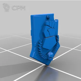 Описание картинки Imperial Fists Captain от WebWay 3D по цене 367руб | Свободный Рынок Миниатюр - СРМ
