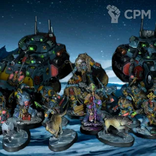 Описание картинки Space Wolves ready to play army в продвинутой игровухе от SWT по цене 140 000руб | Свободный Рынок Миниатюр - СРМ