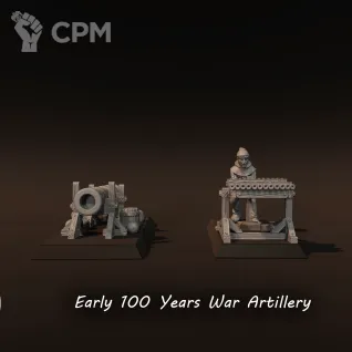 Описание картинки Medieval Artillery от Recruiter по цене 1 200руб | Свободный Рынок Миниатюр - СРМ