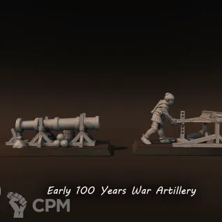 Описание картинки Medieval Artillery от Recruiter по цене 1 200руб | Свободный Рынок Миниатюр - СРМ