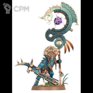 Описание картинки Saurus Astrolith Bearer от NEW-MINIATURES по цене 888руб | Свободный Рынок Миниатюр - СРМ