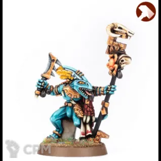 Описание картинки Skink Starpriest от NEW-MINIATURES по цене 522руб | Свободный Рынок Миниатюр - СРМ