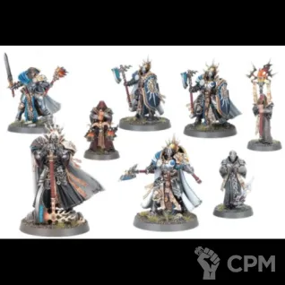 Описание картинки Lord-Terminos + Knight-Questor + Reclusians + 3 Memorians от NEW-MINIATURES по цене 1 881руб | Свободный Рынок Миниатюр - СРМ