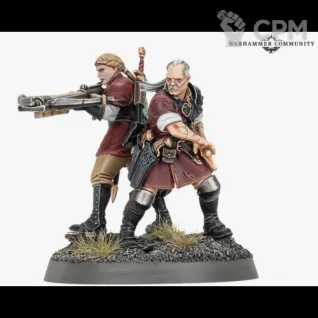 Описание картинки Galen and Doralia Outnumbered от NEW-MINIATURES по цене 992руб | Свободный Рынок Миниатюр - СРМ