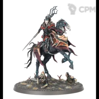 Описание картинки Vampire Lord on Nightmare Steed от NEW-MINIATURES по цене 1 463руб | Свободный Рынок Миниатюр - СРМ