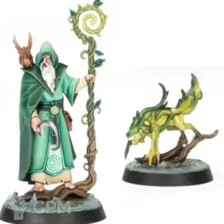 Описание картинки Jacobus Vyne and his familiar Whisper от Darkminiatures по цене 750руб | Свободный Рынок Миниатюр - СРМ