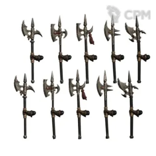 Описание картинки Warriors of Chaos Halberds Upgrade Pack х10 от OldHammer Мастерская по цене 450руб | Свободный Рынок Миниатюр - СРМ