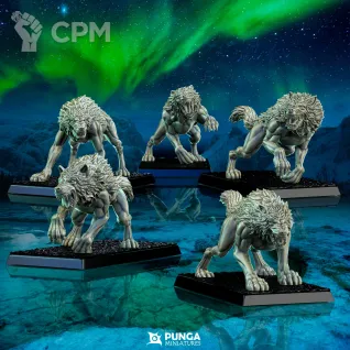 Описание картинки Chaos Norska Barbarians/Ashborn Warhounds от Barduck Miniatures по цене 899руб | Свободный Рынок Миниатюр - СРМ