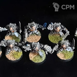 Описание картинки Space Marine Scouts (old, оригинал) от Superguns по цене 3 000руб | Свободный Рынок Миниатюр - СРМ