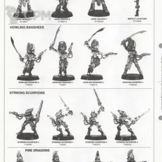 Описание картинки Eldar 2ed Swooping Hawks 1990 оригинал от Rusty Bolter по цене 1 900руб | Свободный Рынок Миниатюр - СРМ