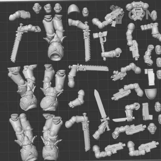 Описание картинки Assault Intercessors от White Rhino по цене 799руб | Свободный Рынок Миниатюр - СРМ