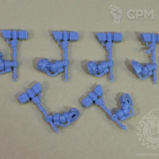 Описание картинки Assault Terminators Squad Hammers от Mechanikus Forge по цене 750руб | Свободный Рынок Миниатюр - СРМ