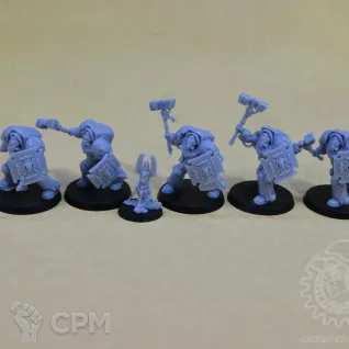 Описание картинки Assault Terminators Squad New от Mechanikus Forge по цене 1 700руб | Свободный Рынок Миниатюр - СРМ