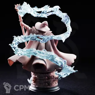 Описание картинки Merlin of Monmouth - Elder Wizard от PocketSized Prints по цене 300руб | Свободный Рынок Миниатюр - СРМ