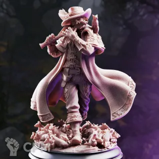 Описание картинки The Pied Piper - Hamelin Pansworth от PocketSized Prints по цене 300руб | Свободный Рынок Миниатюр - СРМ