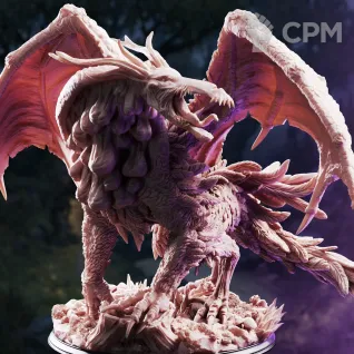 Описание картинки The Jabberwock - Monster of the Tulgey Wood от PocketSized Prints по цене 700руб | Свободный Рынок Миниатюр - СРМ