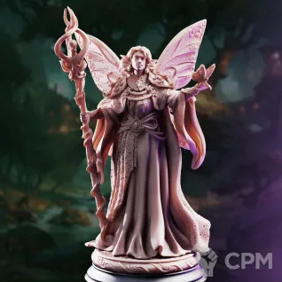 Описание картинки Fairy Godmother - Feena от PocketSized Prints по цене 300руб | Свободный Рынок Миниатюр - СРМ