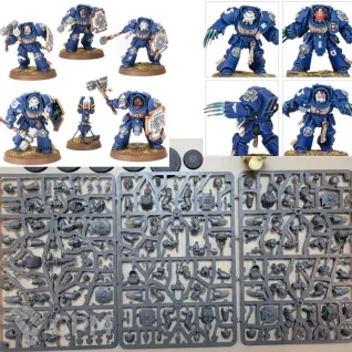 Описание картинки Terminator Assault Squad (5), мультипарт, на литнике от Утка по цене 5 000руб | Свободный Рынок Миниатюр - СРМ