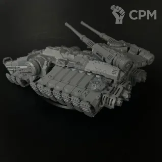Описание картинки Astraeus Super Heavy Tank от KoofWorkshop по цене 11 250руб | Свободный Рынок Миниатюр - СРМ