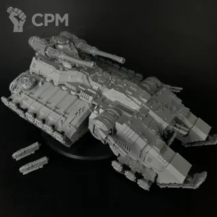 Описание картинки Astraeus Super Heavy Tank от KoofWorkshop по цене 11 250руб | Свободный Рынок Миниатюр - СРМ