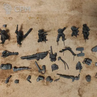 Описание картинки Cadian Command Squad/Special Weapons Squad/Heavy Weapons Squad (OOP) от Disciple по цене 3 000руб | Свободный Рынок Миниатюр - СРМ