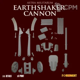 Описание картинки Astra Militarum Earthshaker cannon от ForgeNight по цене 2 000руб | Свободный Рынок Миниатюр - СРМ
