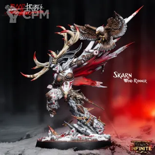 Описание картинки Chaos Barbarians/Skarn Wind Runner от Barduck Miniatures по цене 299руб | Свободный Рынок Миниатюр - СРМ