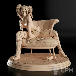 Описание картинки Harley Quinn Фигурка (DC) от GAS3TXD  по цене 4 600руб | Свободный Рынок Миниатюр - СРМ