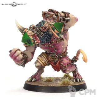 Описание картинки Blood Bowl rat ogre от Mechanikus Forge по цене 600руб | Свободный Рынок Миниатюр - СРМ