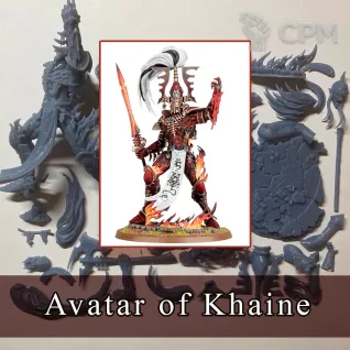Описание картинки Avatar of Khaine от SaJRa по цене 1 200руб | Свободный Рынок Миниатюр - СРМ