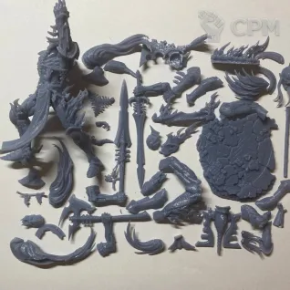 Описание картинки Avatar of Khaine от SaJRa по цене 1 200руб | Свободный Рынок Миниатюр - СРМ