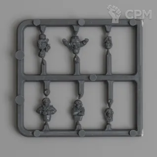 Описание картинки British tank commanders sprue от Fridericus по цене 100руб | Свободный Рынок Миниатюр - СРМ
