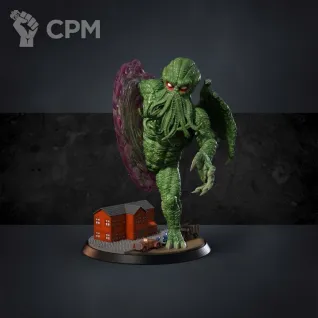 Описание картинки Ктулху от 3D печать у Мишани по цене 500руб | Свободный Рынок Миниатюр - СРМ
