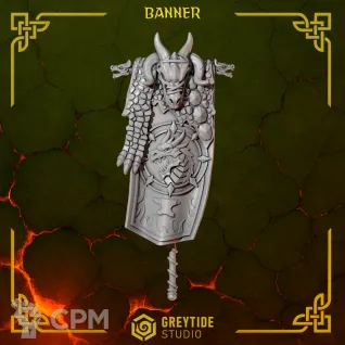 Описание картинки Salamander Terminator Banner AW2 от Dr. Printicus по цене 180руб | Свободный Рынок Миниатюр - СРМ