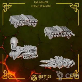 Описание картинки Salamander Terminator Heavy Weapon от Dr. Printicus по цене 500руб | Свободный Рынок Миниатюр - СРМ
