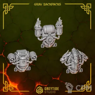 Описание картинки Salamander Gravis Backpacks X3 от Dr. Printicus по цене 240руб | Свободный Рынок Миниатюр - СРМ