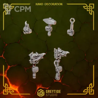 Описание картинки Salamander Hand Decor от Dr. Printicus по цене 150руб | Свободный Рынок Миниатюр - СРМ