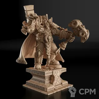 Описание картинки Magni Bronzebeard Фигурка (World of Warcraft) от GAS3TXD  по цене 4 300руб | Свободный Рынок Миниатюр - СРМ